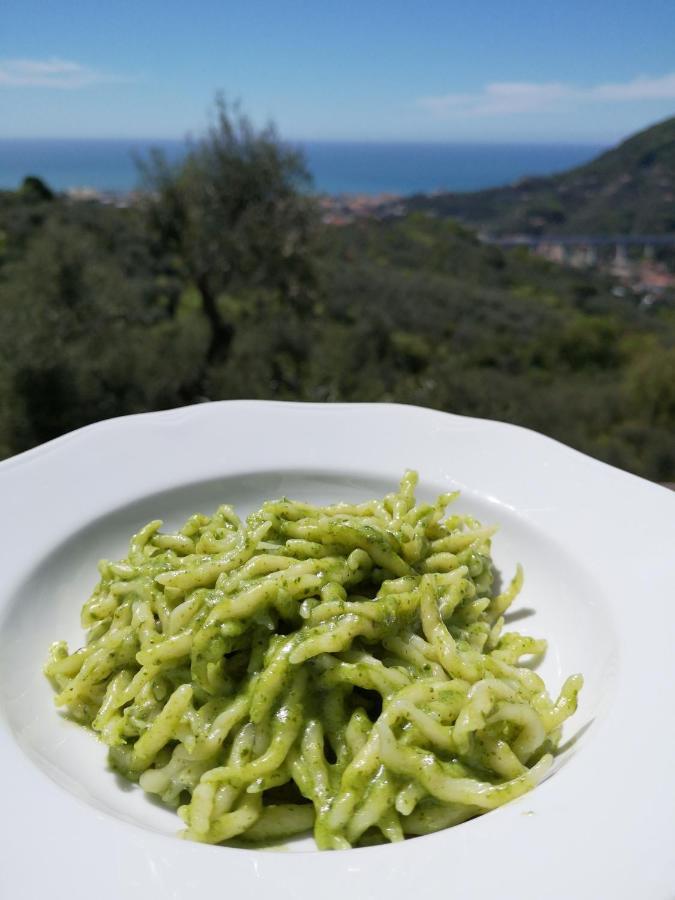 Villa La Vivagna - Casa Vista Mare Tra Gli Ulivi à Leivi Extérieur photo