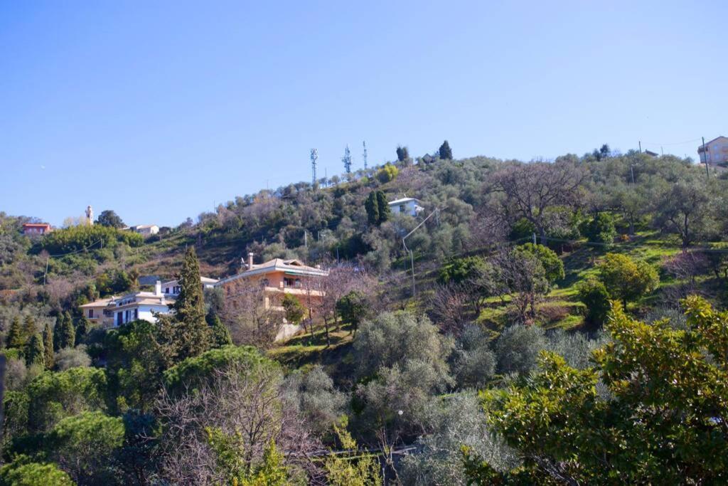 Villa La Vivagna - Casa Vista Mare Tra Gli Ulivi à Leivi Extérieur photo
